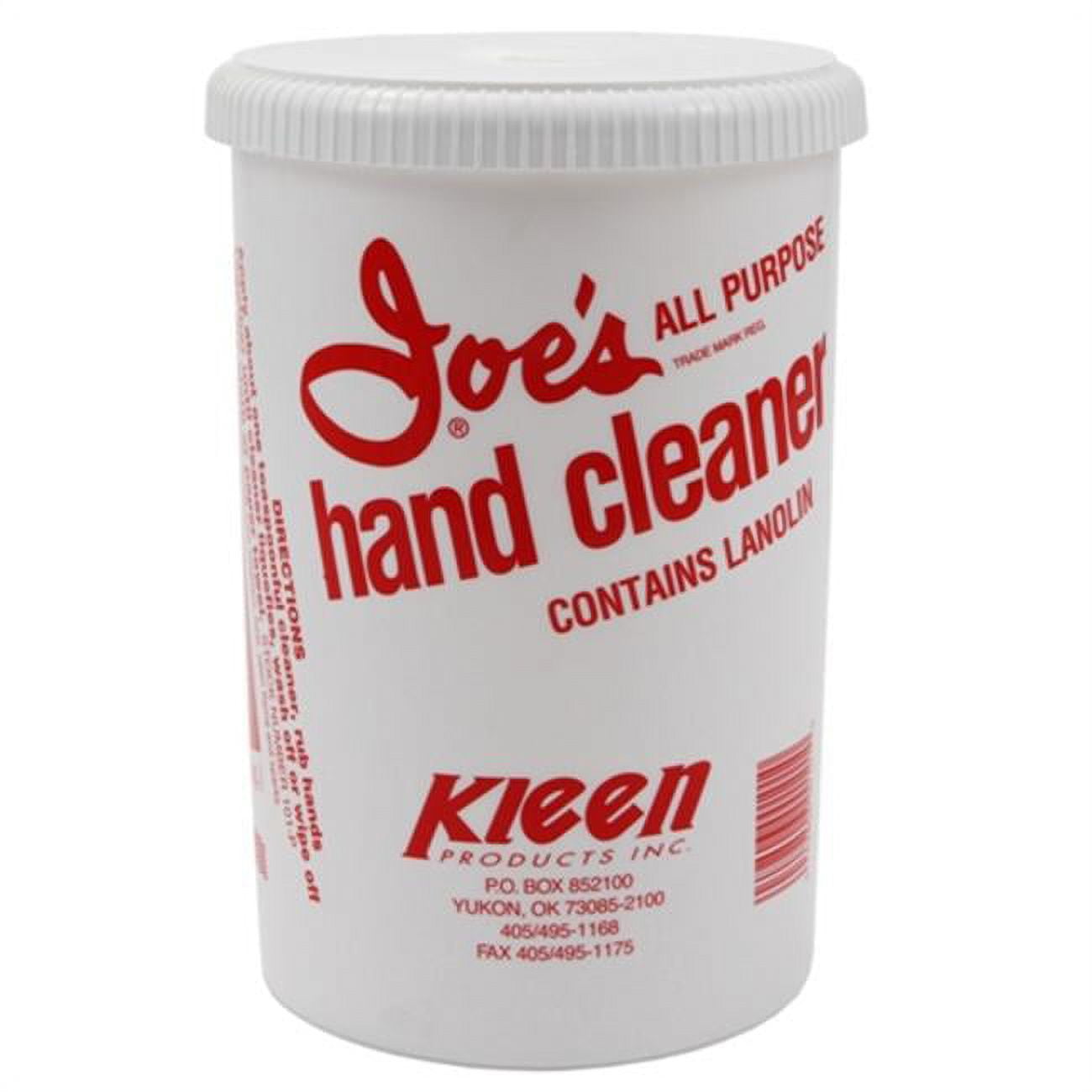 Joes 101P All Purpose Hand Cleaner 4 lb 5 oz Can