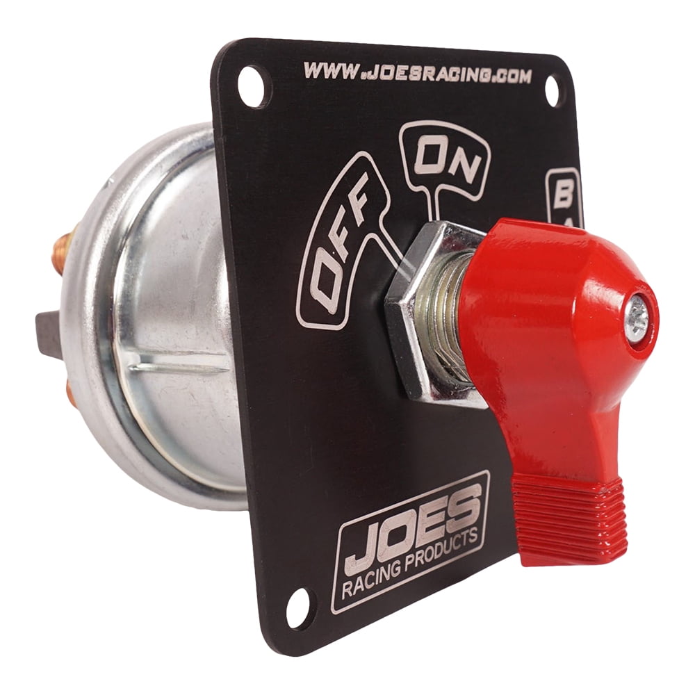Joes Racing Products JOE46216 125 Amp 12V Battery Disconnect Rotary Switch with Panel Mount
