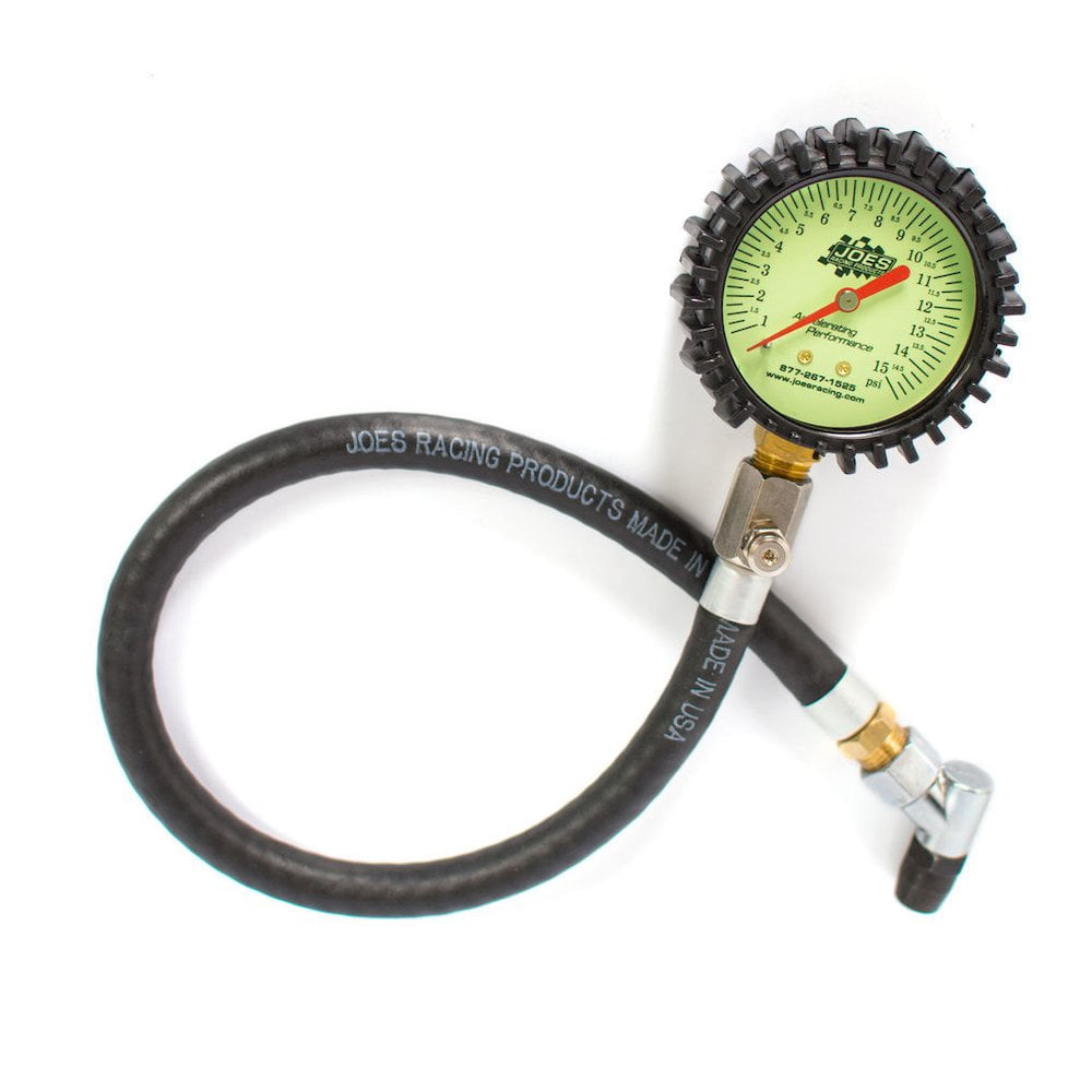 Joes Racing Products Tire Pressure Gauge 0-15 PSI