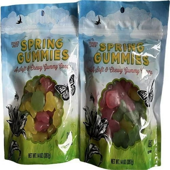 Joes Spring Gummies Soft Chewy Candy (Pack Of 2) Packaging May Vary