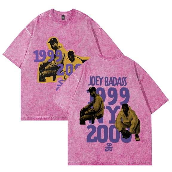 Joey Badass Vintage Wash Cotton Tshirt Womens Men Short Sleeve Hip Hop Tee Shirts