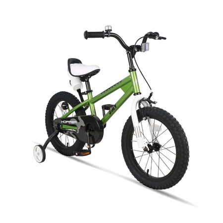 Joey Hopper 16 Inch Easy Assembly Kid's Bicycle, Bell Included, Green