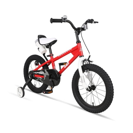 Joey Hopper 16 Inch Easy Assembly Kid's Bicycle, Bell Included, Red