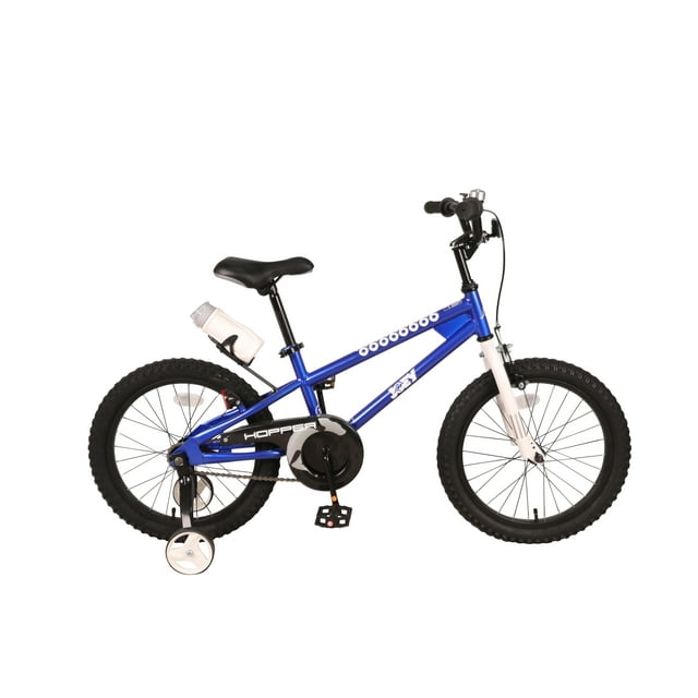 Joey Hopper 18 Inch Easy Assembly Kid's Bicycle, Bell Included, Blue