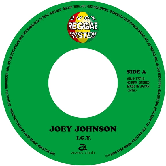 Joey Johnson - I.G.Y. / Right Here Waiting - Music & Performance - Vinyl [7-Inch]