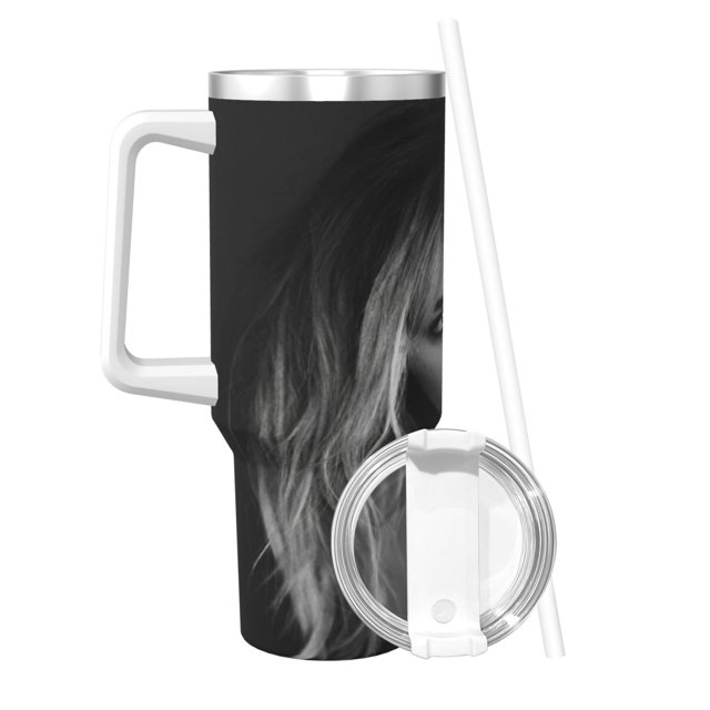 Joey King Print Thermos Insulated Stainless Steel Hot/Cold Coffee Cup