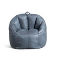 thumbnail image 1 of Big Joe Joey Large Bean Bag Chair in Basalt Blue, All Ages,  with On-The-Go Handle, 1 of 7