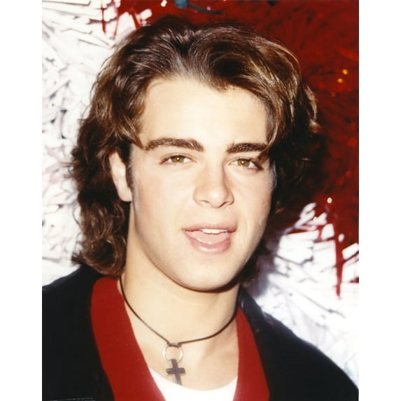 Joey Lawrence wearing a Crucifix Necklace in a Close Up Portrait Photo Print (24 x 30)