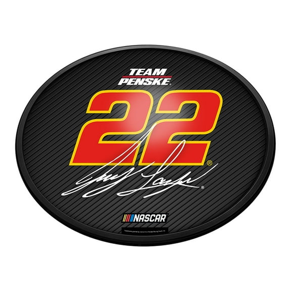 Joey Logano 18'' Round Slimline Illuminated Wall Sign