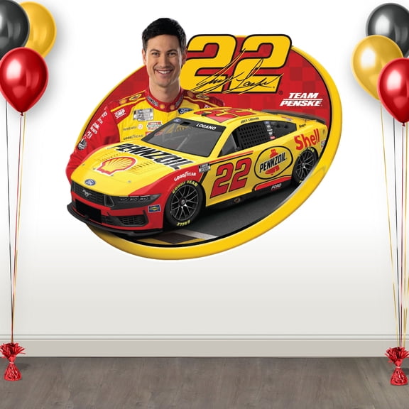 Joey Logano NASCAR Removable Wall Decal Set