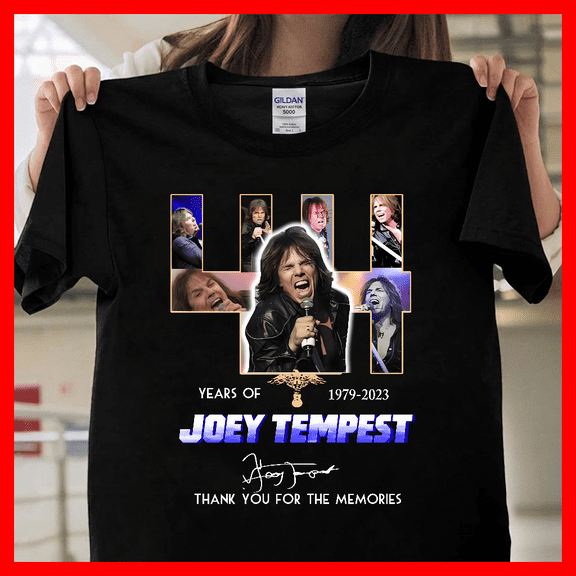 Joey Tempest 44 Years 1979-2023 Europe Rock Music Singer Fan Final V16796, Funny Graphic Unisex T-Shirt, Soft Cotton Tee S-5XL