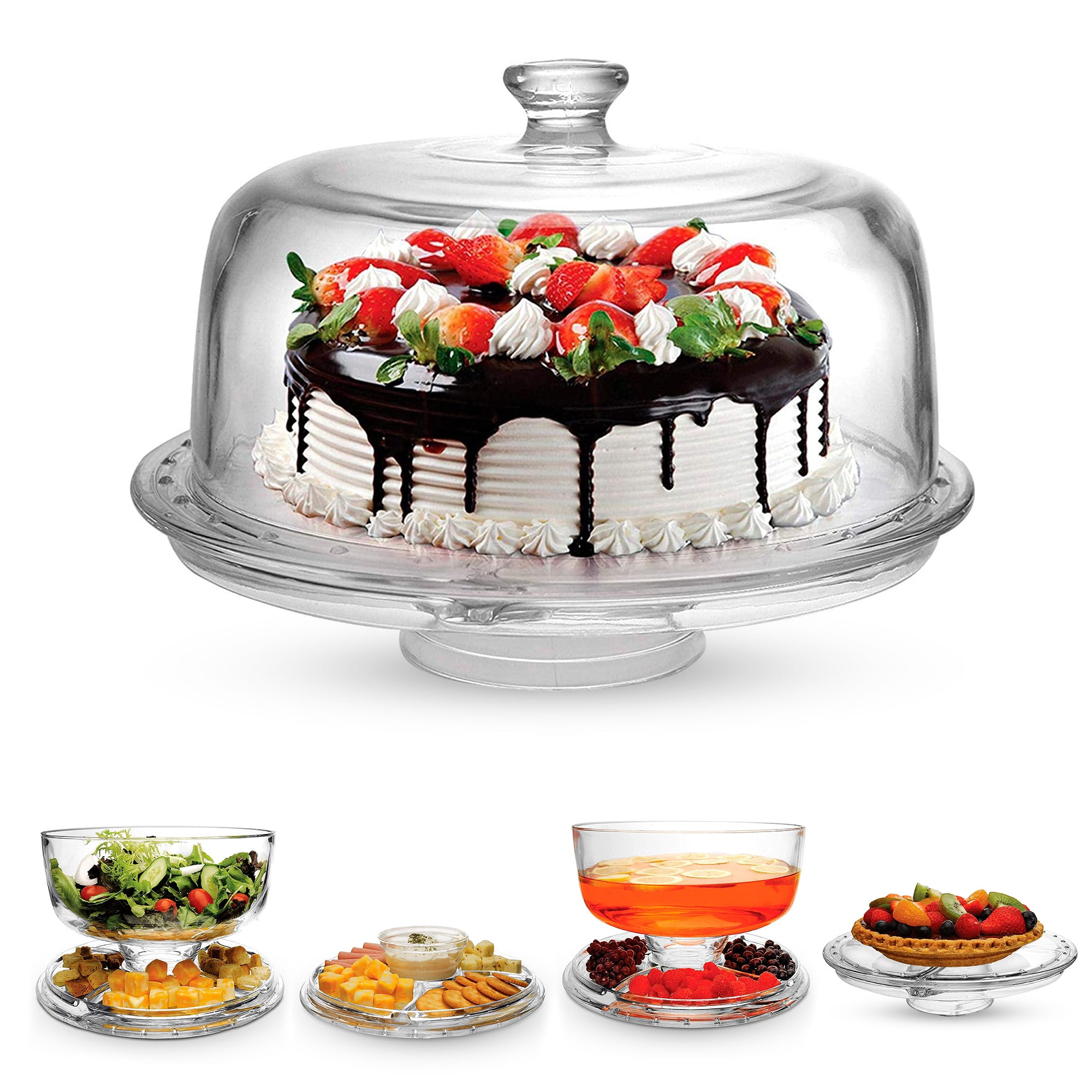 Twine Melamine Cake Stand, Cupcake Display, Home Decor Food and Dessert  Serving Accessory, 11.5 x 8 Inches, White, Set of 1 - Walmart.com