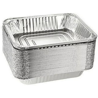JetFoil Disposable Aluminum Pot with Lid Complete Set Good to use on  Stove-Excellent for Small Kitchens, Truckers, Camping, RVs &Take-out(Small:  Qty-3) 