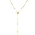 thumbnail image 1 of JoeytheJewelryNY 18k Layered real gold filled religious rosary necklace cross #8, 1 of 3