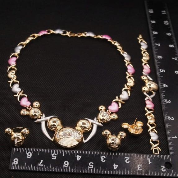 JoeytheJewelryNY HUGS &KISSES tri colors set gold Plated #119