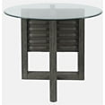 thumbnail image 1 of Jofran Altamonte Contemporary 48" Round Dining Table with Glass Top, 1 of 4