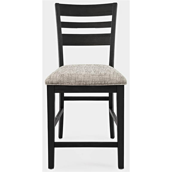 Jofran Altamonte Contemporary Ladderback Upholstered Counter Stool (Set of 2)