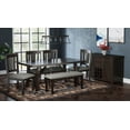 thumbnail image 1 of Jofran American Rustics 72" Distressed Acacia Trestle Dining Table, 1 of 5