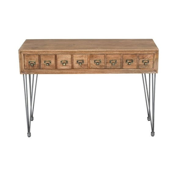 Jofran American Vintage Sofa Table with Apothecary Drawers