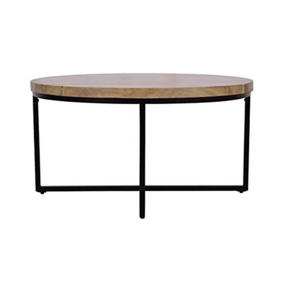Jofran Ames Solid Wood Modern 36" Round Coffee Table