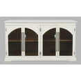 thumbnail image 1 of Jofran Archdale 65" Gothic Arch Transitional Sideboard Storage Cabinet with Glass Doors, 1 of 12
