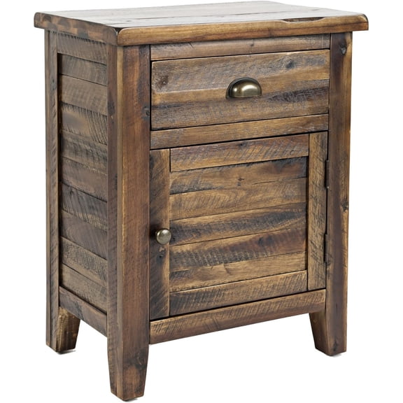 Jofran Artisan's Craft Accent Table Dakota Oak, 20" W X 13" D X 25" H, Finish, (Set of 1)