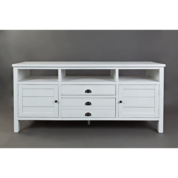 Jofran Artisan's Craft Rustic Farmhouse Distressed Acacia Media Console 70"