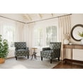 thumbnail image 1 of Jofran Aubrey Contemporary Geometric Upholstered Accent Chair with Nailhead Trim, 1 of 5