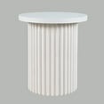 thumbnail image 1 of Jofran Auden 24" Round Mid-Century Modern Fluted Pedestal Base End Table, 1 of 7
