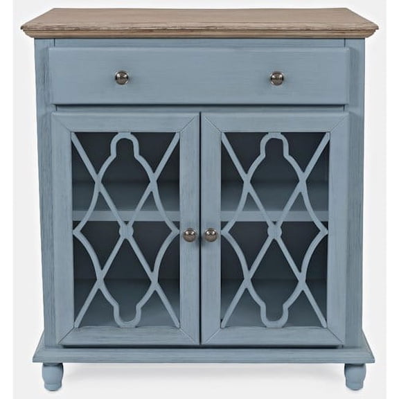 Jofran Aurora Hills Country Wire-Brushed 2 Door Accent Chest