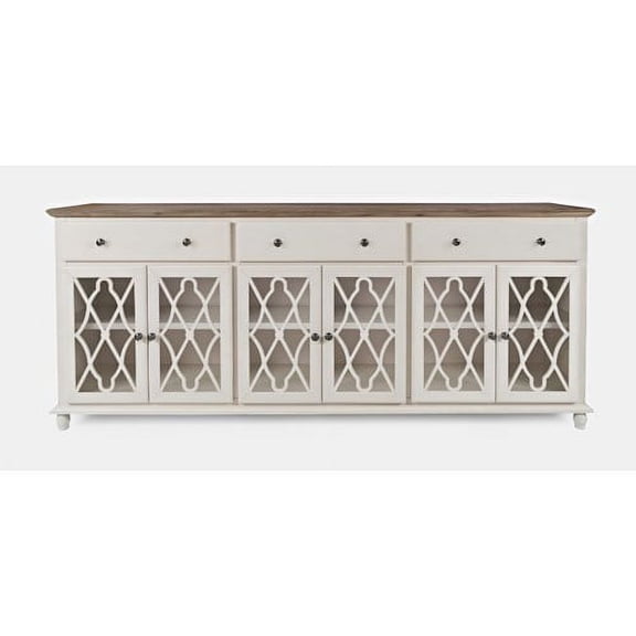 Jofran Aurora Hills Country Wire-Brushed 6 Door Accent Chest