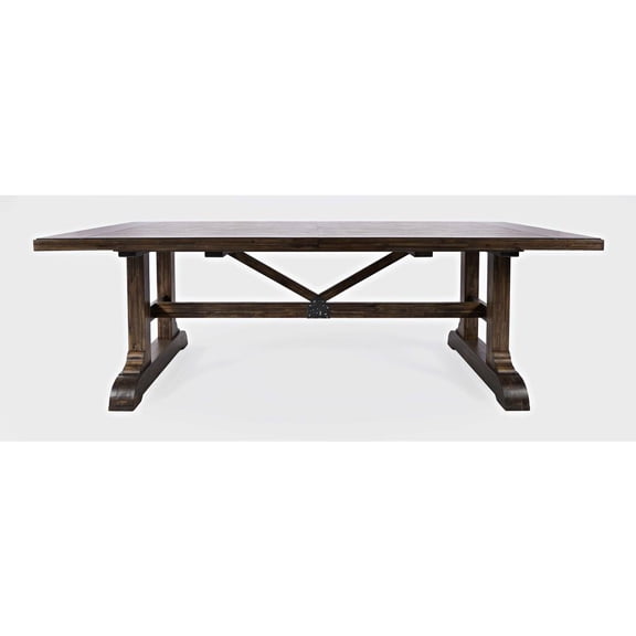 Jofran Bakersfield Mission Style 110'' Dining Table with Extension