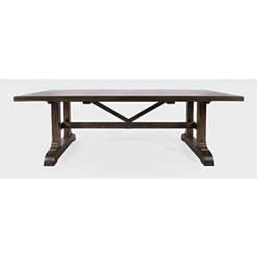 Jofran Bakersfield Mission Style 110'' Dining Table with Extension