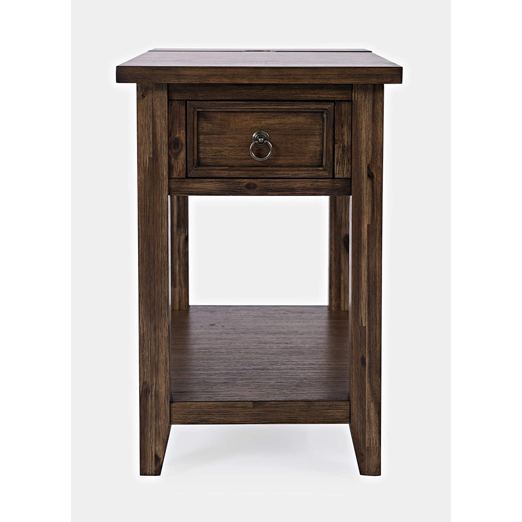 Jofran Bakersfield Mission Style USB Charging Side Table
