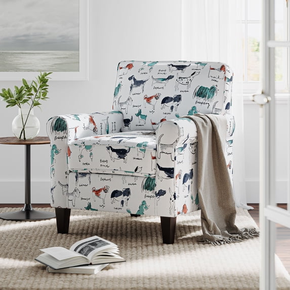 Jofran Baxter Puppy Upholstered Classic Traditional Accent Chair