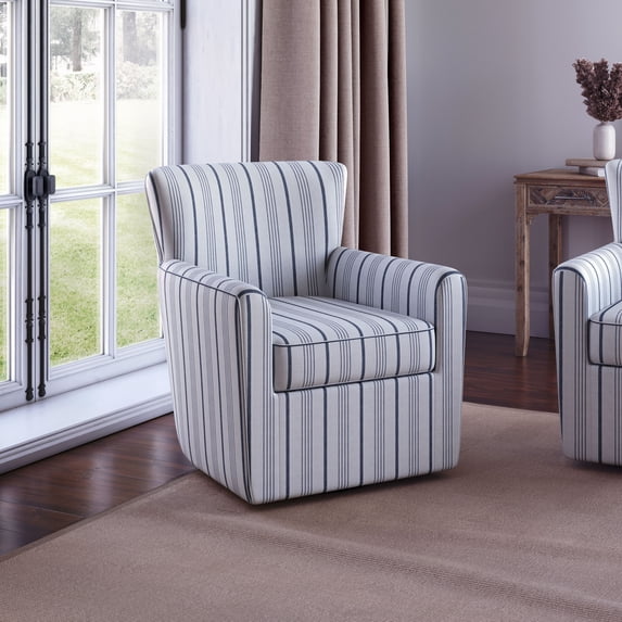 Jofran Blakely Harper Contemporary Traditional Swivel Accent Chair