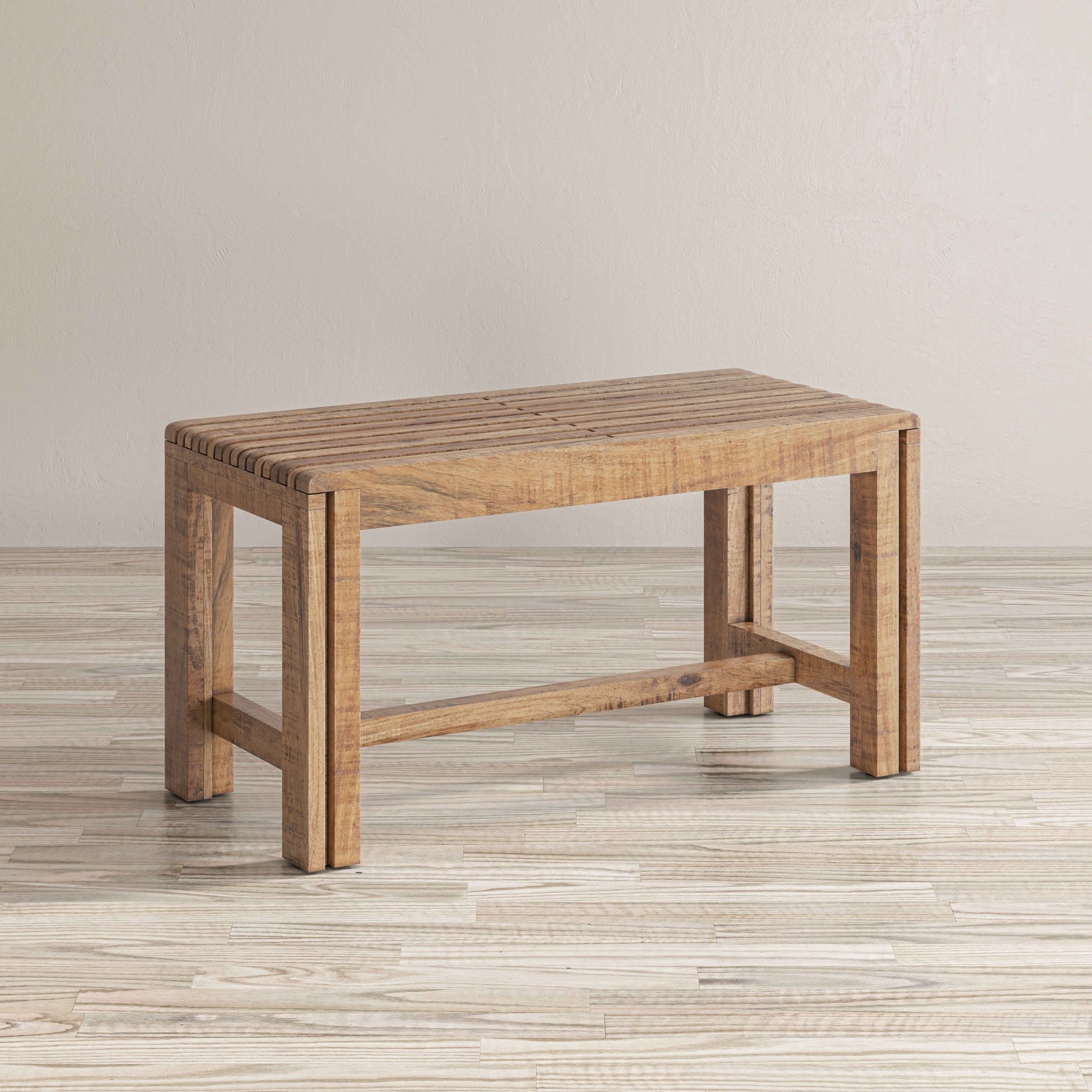 Bradford Extendable Solid Mango Wood Bench