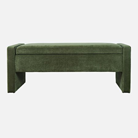 Jofran Braun 48" Contemporary Upholstered Modern Bedroom Hallway Storage Bench