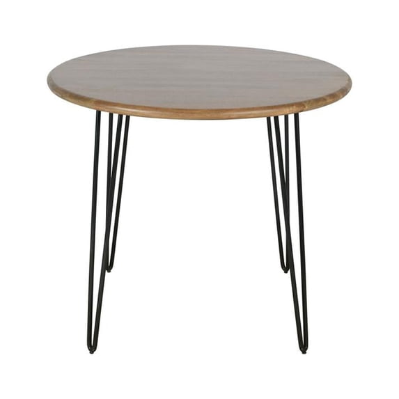 Jofran Brennan 42" Round Modern Contemporary Solid Wood Counter Height Dining Table