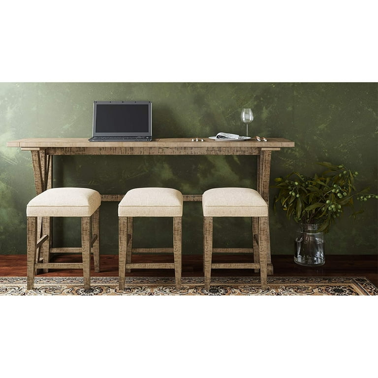Tall sofa table with stools outlet
