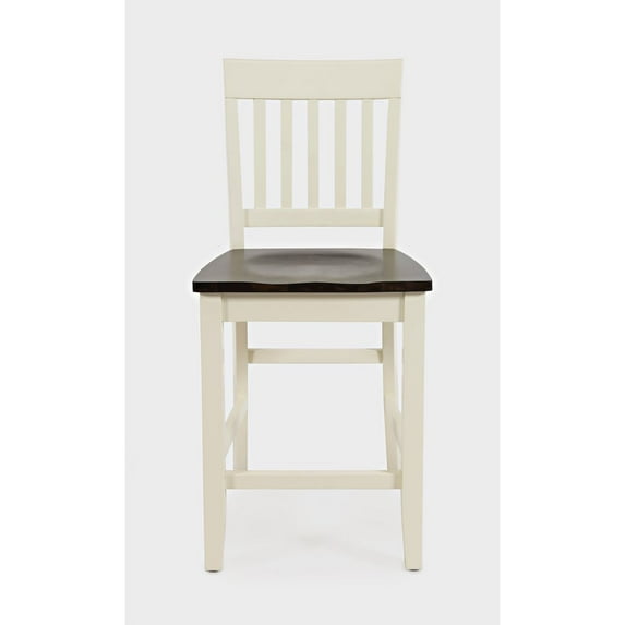 Jofran Decatur Lane Farmhouse Acacia Counter Stool (Set of 2)