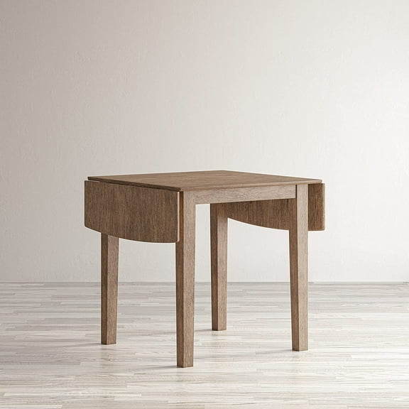 Jofran Eastern Tides Coastal Wire-Brushed Acacia Drop-Leaf Coastal Wire-Brushed Acacia Dining Table