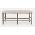 thumbnail image 1 of Jofran Fairview Transitional 52" Backless Upholstered Counter Height Bench, 1 of 6