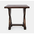 thumbnail image 1 of Jofran Fairview Transitional Herringbone Distressed Acacia End Table, 1 of 11