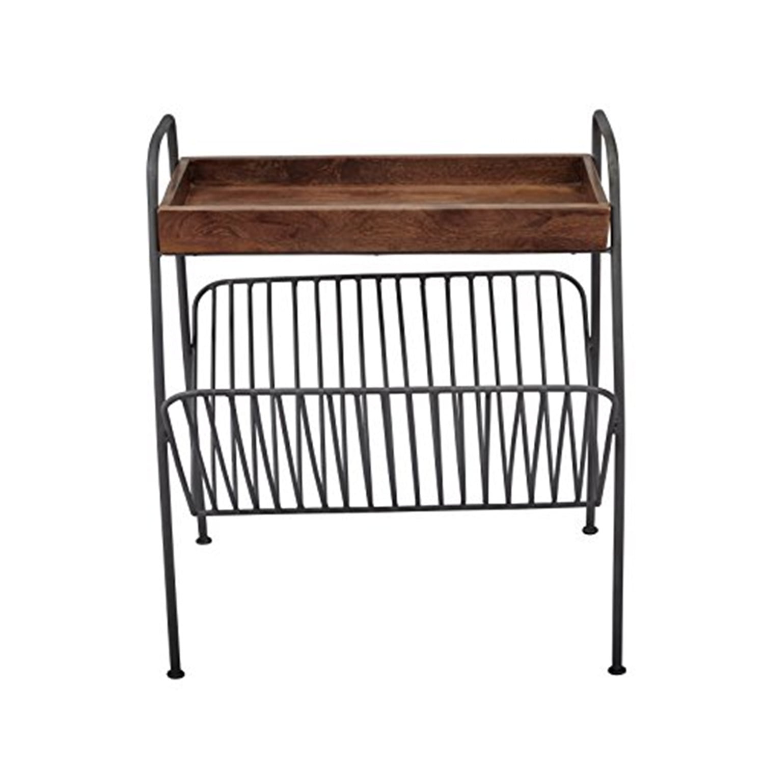 Jofran Global Archive Magazine Rack Chairside Table - Walmart.com
