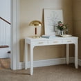 thumbnail image 1 of Jofran Gramercy Mid-Century Modern Chevron Three Drawer USB Charging Desk, 1 of 9