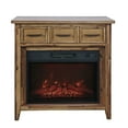 thumbnail image 1 of Jofran Hearthside Modern Rustic 32" Electric LED Fireplace 5000 BTU Console TV Stand, 1 of 3
