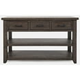 thumbnail image 1 of Jofran, Inc. Madison County Harris 3 Drawer Console - Barnwood, 1 of 9