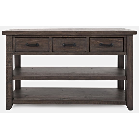 Jofran, Inc. Madison County Harris 3 Drawer Console - Barnwood