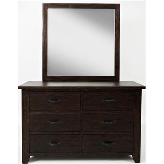 Jofran Jackson Lodge Youth Mirror in Deep Chocolate